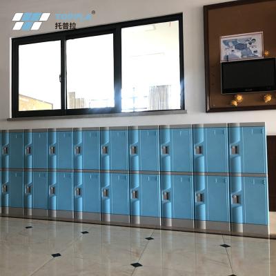 China Mortise tenon connection with patented knock-down design ABS plastic water proof safe lockers for outdoor beach service for sale