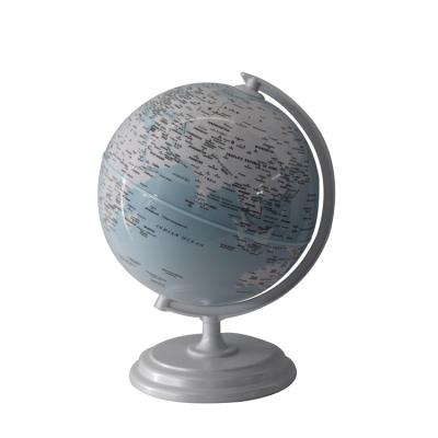 China Clear Luminous Printing Educational Globe With Acrylic Base Unique Rotating World Globe World Globe for sale