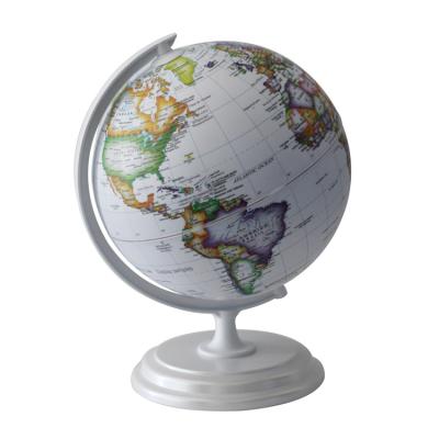 China Clear Luminous Printing 20CM Ocean Table Rotating Globe With Stand Decor Antique Earth Geography World Globe for sale