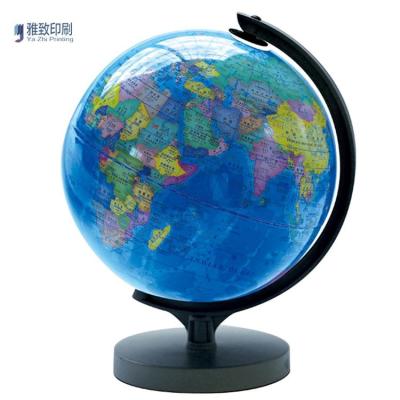 China Gift Decor Clear Luminous Printing Unique Globe Educational World Globe for sale