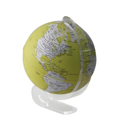 China Wholesale Clear Luminous Printing 7inch Classical World Map Decorative Rotating Geographical Teaching Interactive Globe for sale