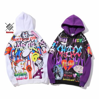 China Anti-Wrinkle Low MOQ Custom Sublimation 3D Printed Oversized Hoodie Winter Organic Cotton Long Sleeves Mens Hoodies Sweatshirt for sale