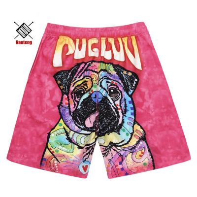 China Casual Streetwear Men's Anti-wrinkle Manufacturer High Quality Custom Summer Printing Spandex Shorts for sale