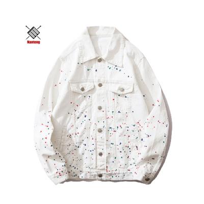 China Breathable Custom Long Sleeve Print Design Premium Plus Size Mens Jacket Cotton Motorcycle Custom Spring Casual Men's Jackets for sale