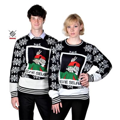 China High Quality Custom New Design Anti-wrinkle Long Sleeve Knitwear Women Ugly Funny Christmas Sweaters for sale