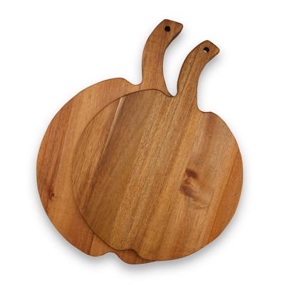 China Wholesale Viable High Quality Wooden Round Acacia Wood Round Cheese Board Kitchen Tableware Cutting Boards for sale