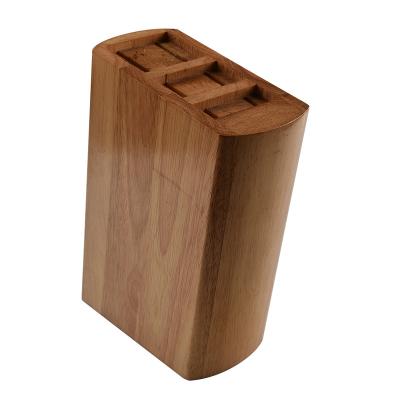 China Viable Best Selling Acacia Knife Holder Knife Block Wooden Holder For Kitchen for sale