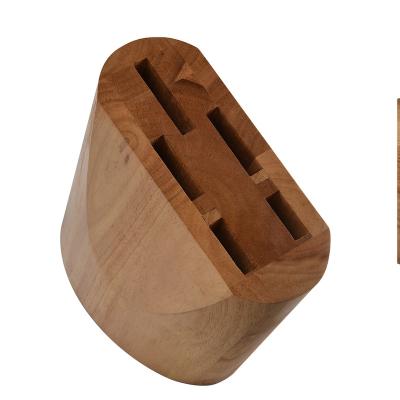 China Wholesale Custom Acacia Kitchen Tools Kitchen Knife Wood Block Viable for sale