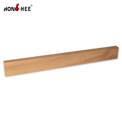 China Wooden Magnetic Knife Holder For Wall Ash Wood Wooden Magnetic Knife Bar Tape Holder for sale