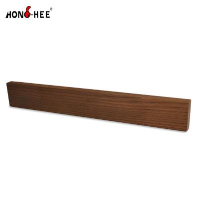 China Factory Price Wooden Strong Magnetic Knife Holder For Wall Knife Bar Tape Dark Wood Wooden Magnetic Holder for sale