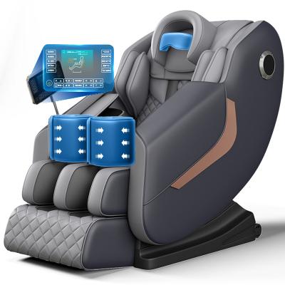 China Eletric CE Certification Weightlessness Multifunctional Thai Stretch Full Body Airbags Heat Therapy Massage Chair With Foot Massager for sale