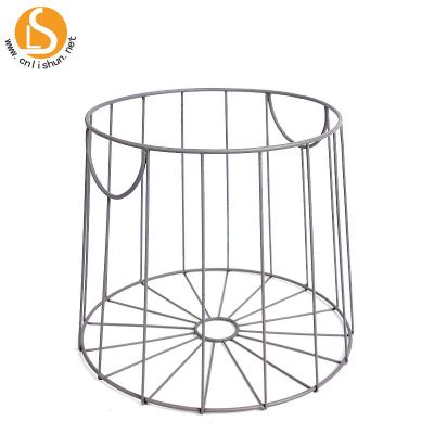 China Sustainable Professional Factory Custom Iron Fruit Rack Wire Hand Made Fruit Storage Basket for sale