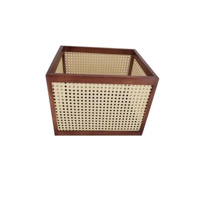 China New-fashion poplar storage basket wholesale cheap hand - woven storage box for sale