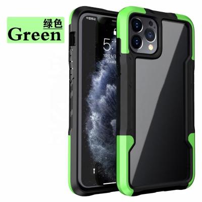 China Anti-drop 2021 new 3 in 1 hard tpu PC mobile phone cover for iphone 12 hard plastic hard phone case for sale