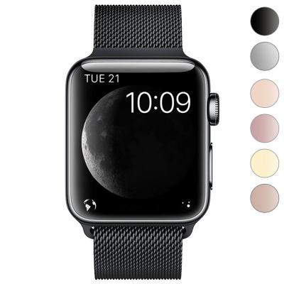 China Fanshion Strap For Apple Watch Band 44mm 40mm Iwatch Band Milanese Loop For Apple Watch 5 Stainless Steel 6 Strap Watch Band for sale