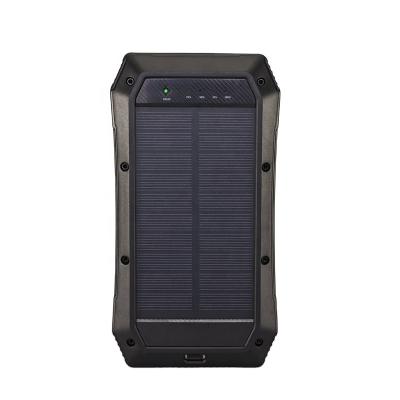 China 20000 MAH Wireless Portable Mobile Phone/PSP/Table/GPS/MP3/4/Camera/Laptop Wireless Portable Battery Pack Panel Charger 3 Outputs Waterproof Solar Power Bank External Radio for sale