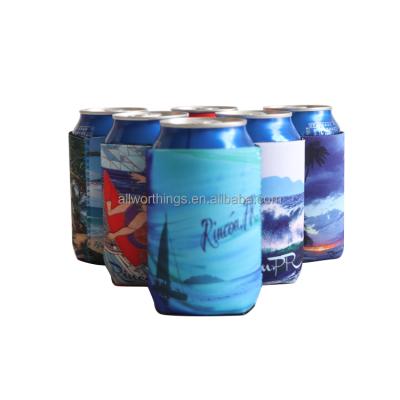 China Brand Insulated Soft Can Cooler Can Coolie Hot Selling 3 Mm Neoprene Foldable Box Cooler for sale