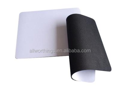 China Small MOQ White Rubber Mousepad / Fabric Mousepad Promotional Gifts For Sublimation for sale