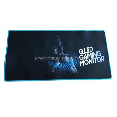 China Promotional Gifts OEM Quality Overlock Mousepad For Game / Gaming Mousepad for sale