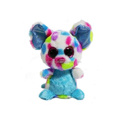 China Lovely Mouse Plush Stuffed Animals Toy Big Eyes Rat Colorful Plush Toy Soft Stuffed Mouse Animal for sale