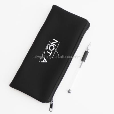 China Schools & Offices OEM Custom Printing Waterproof Printed Pencil Case Neoprene School Pencil Bag for sale