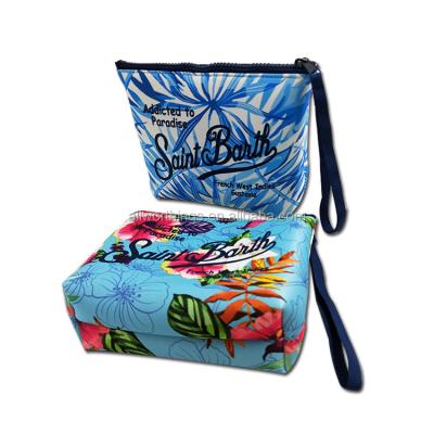 China Fashion New Design Custom Neoprene Make Up Bag Beauty Zipper OEM Cosmetic Bags For Women for sale