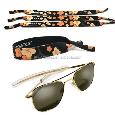 China Free sample fast delivery custom sport neoprene floating glasses tie 40*2cm or 42*2.5cm for sale