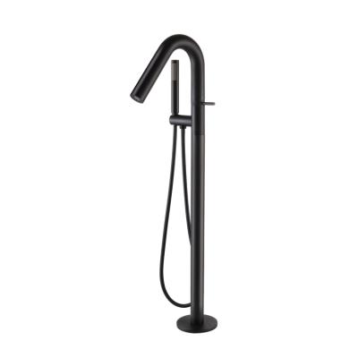 China Wholesale Floor Stand Faucets China Factory Floor Standing Bath Shower Tub Floor Stand Faucets Design for sale