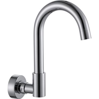 China Metered Modern Wall Mounted Cold Basin Faucet Taps Good Quality Semi-automatic Faucets Only New for sale