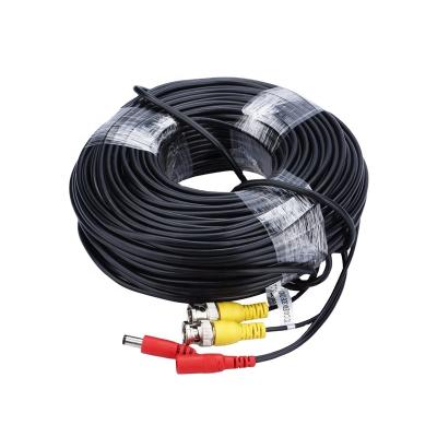 China OULAIDA 5M To 60M BNC Video And Adapter Power 12V DC Integrated Cable For Analog CCTV DVR Camera System Kit Support Customized Surveillance Cable DC5521 Power Safety BNC for sale