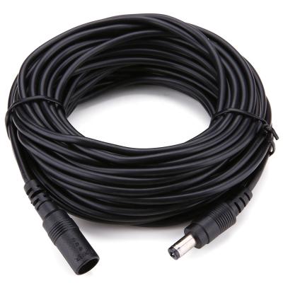 China OULAIDA DC5521 Camera Extension Cable 3M-10m Female to Male Plug for 12V Power Adapter Tie Down Home CCTV or LED Strip Camera Power Cable for sale