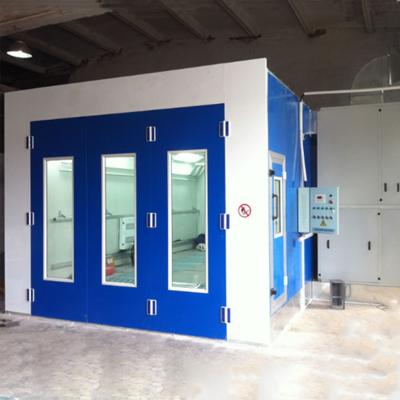 China Car Paiting Booth Automobile Paint Spray Booth Chamber For Car Paint Job for sale