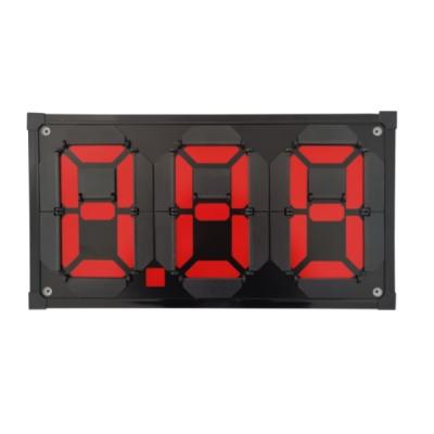 China Magnetische Benzinestationprijs Flip Signs Reflective Three Digits Flip Board Te koop