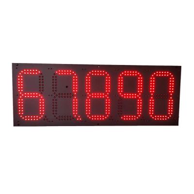 China IP65 Outdoor Led Gas Price Changer Gas Station Led Price Sign 820*310*25mm for sale