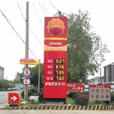 China 888.88 benzinestation LEIDENE Prijs Vertoning van de 7 Duim Digitale LEIDENE de Tekens Gasprijs Te koop