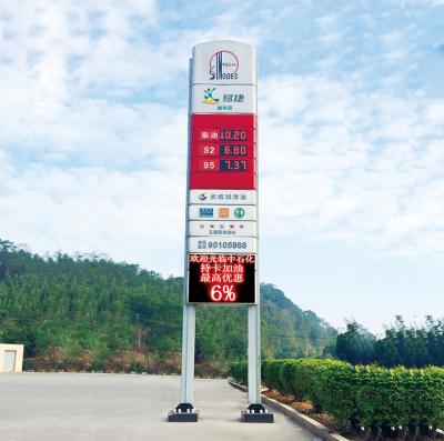 Cina Il modulo all'aperto dei segni 8888 Digital di prezzo del gas di DC24V LED ha condotto i segni dei prezzi della stazione di servizio in vendita