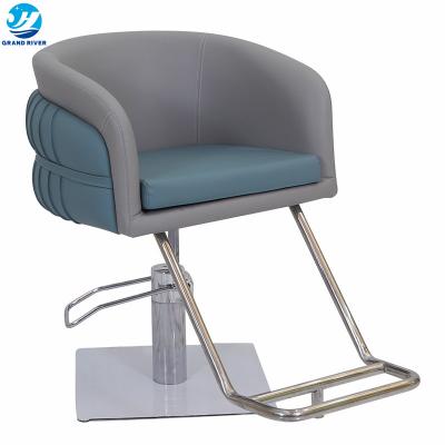 China Modern Barber Shop Ironing And Special High End Dyeing Haircut Modern High End Lifting Revolving Chair for sale