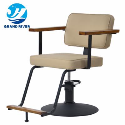 China Modern Barber Shop Chair Barber Shop Stool Professional Haircut Perm Hair Cutting Chair for sale