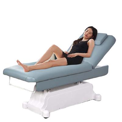 China Modern hot sale spa bed furniture electric cosmetic massage table facial bed for beauty salon for sale