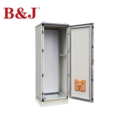 China Weatherproof Sheet Steel B&J OEM Fabrication Outdoor Power Distribution Cabinet for sale