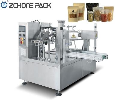 China Automatic Multifunctional Food Pouch Doypack Packing Machine Rice Nut Tea Potato Chips Food Packing Machines Price for sale