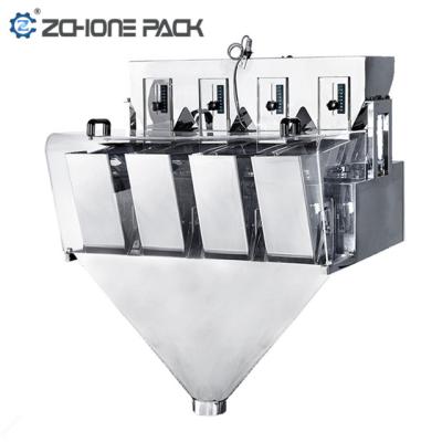 China Full Automatic Food Weigher With Four Kind Of Products Mix Function for sale