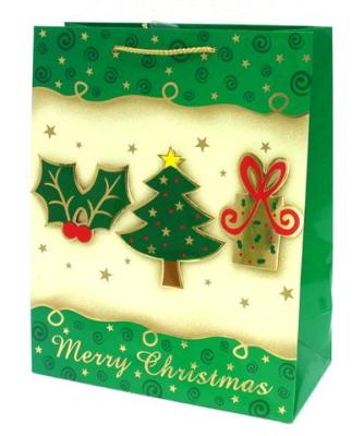 China Christmas paper bag for sale