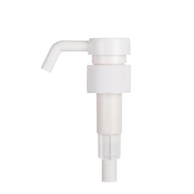 China 80% Alcohol Disinfectant Products 28/410 PP 4cc Lotion Pump with Long Nozzle for sale