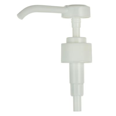 Chine Pompes à lotion en plastique blanc 28/410 Fermeture 4cc Sortie pour produits désinfectants à base d'alcool à vendre