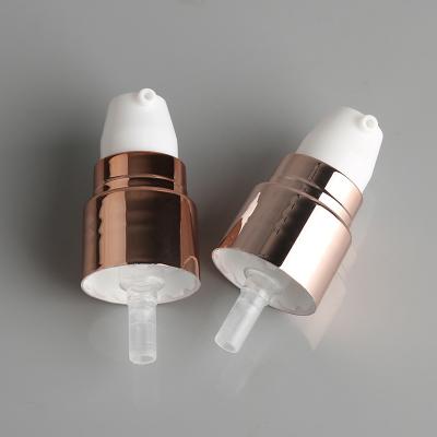 China Disposable Plastic UV Cream Pump with 20mm Spring Inside and PP Over Cap 50X38X40CM for sale