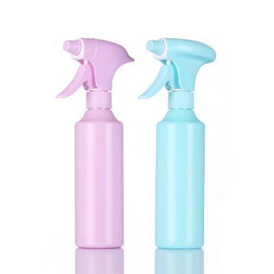 China Oval 350ml Plastic Bottle Fine Mist Hair Sprayer Bottle Customization This Month for sale