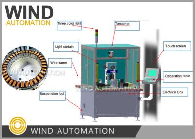 China Fully Automatic Motor Winding Machine 8kw Teeth Winding For Coated Stator Stack for sale