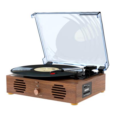 China High Quality Wireless Muiltiple Record Player Play and LP Radio Multifunctional Vinyl Player Portable Turntable Phonograph for sale