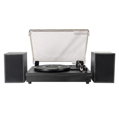 China Lp Vinyl Records Vinyl Record Player 3 Speed ​​With Extra 2 In Stereo Speakers Replacement Needle Turntable Portable Vinyl LP Record Player for sale